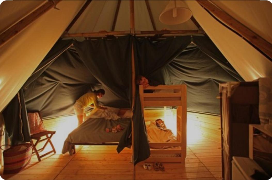 Camping Le Bois De Pins Salses le Chateau Bagian luar foto